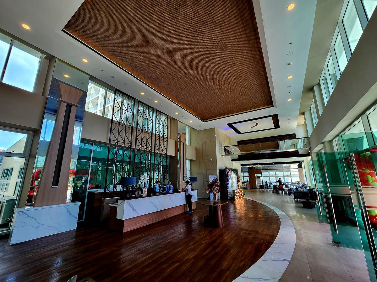 The lobby.